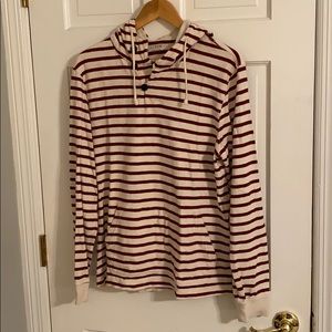 JCrew Midweight Nautical Hoodie Tee